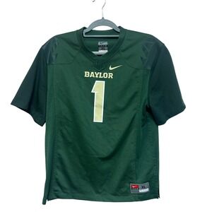 Nike Team Baylor Bears 1 XL Green Athletic Jersey Mens Short Sleeve Authentic